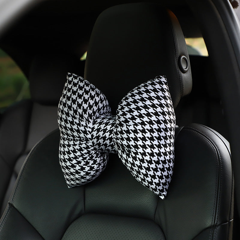 style: G - Car Printing Bowknot Headrest And Neck Cushion - Premium Interior Parts from Rapidvehicles - Just $17.99! Shop now at Rapidvehicles