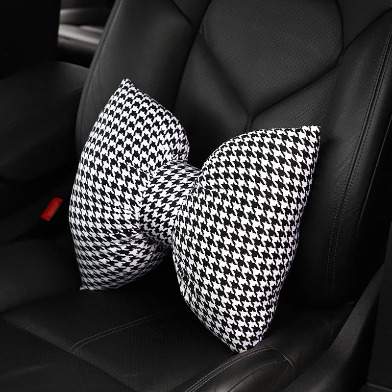 style: H - Car Printing Bowknot Headrest And Neck Cushion - Premium Interior Parts from Rapidvehicles - Just $22.99! Shop now at Rapidvehicles