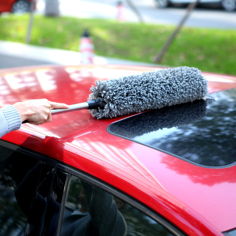 Car round brush grey round dust mop - Premium Exterior Parts from Rapidvehicles - Just $18.89! Shop now at Rapidvehicles