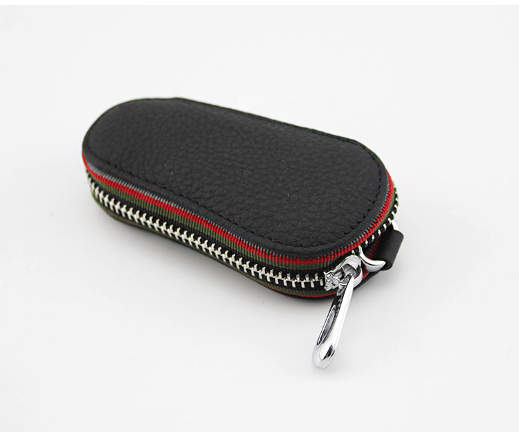 Car key bag universal leather zipper key pack - Premium Key Case for Car from Rapidvehicles - Just $15.29! Shop now at Rapidvehicles