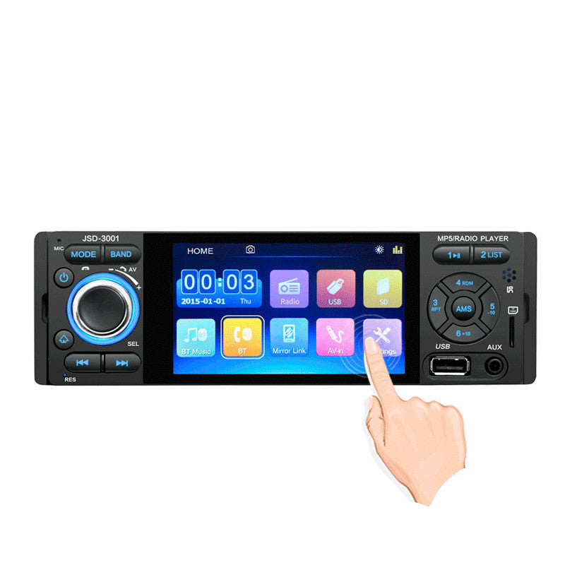 Color: Black, Style: Standard - 4.1 inch capacitive touch screen - Premium Vehicle Camera from Rapidvehicles - Just $88.99! Shop now at Rapidvehicles