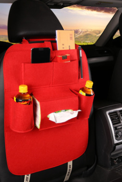 Color: Red - Car storage bag peach heart multi-function back - Premium Interior Parts from Rapidvehicles - Just $16.19! Shop now at Rapidvehicles