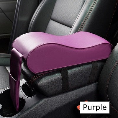 Color: Purple - New Leather Car Armrest Pad Universal Auto - Premium Interior Parts from Rapidvehicles - Just $35.99! Shop now at Rapidvehicles