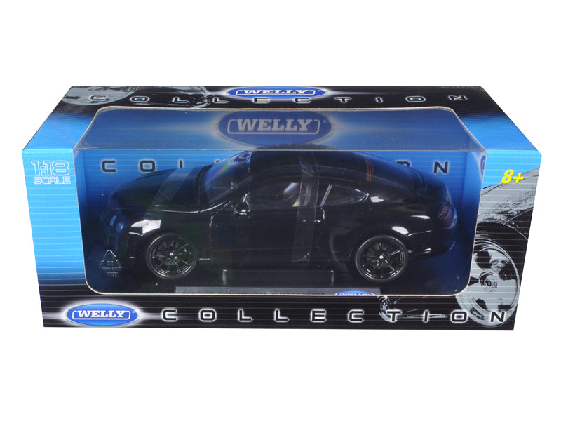 Bentley Continental Supersports Black 1/18 Diecast Car Model by Welly - Premium  from Welly - Just $73.99! Shop now at Rapidvehicles