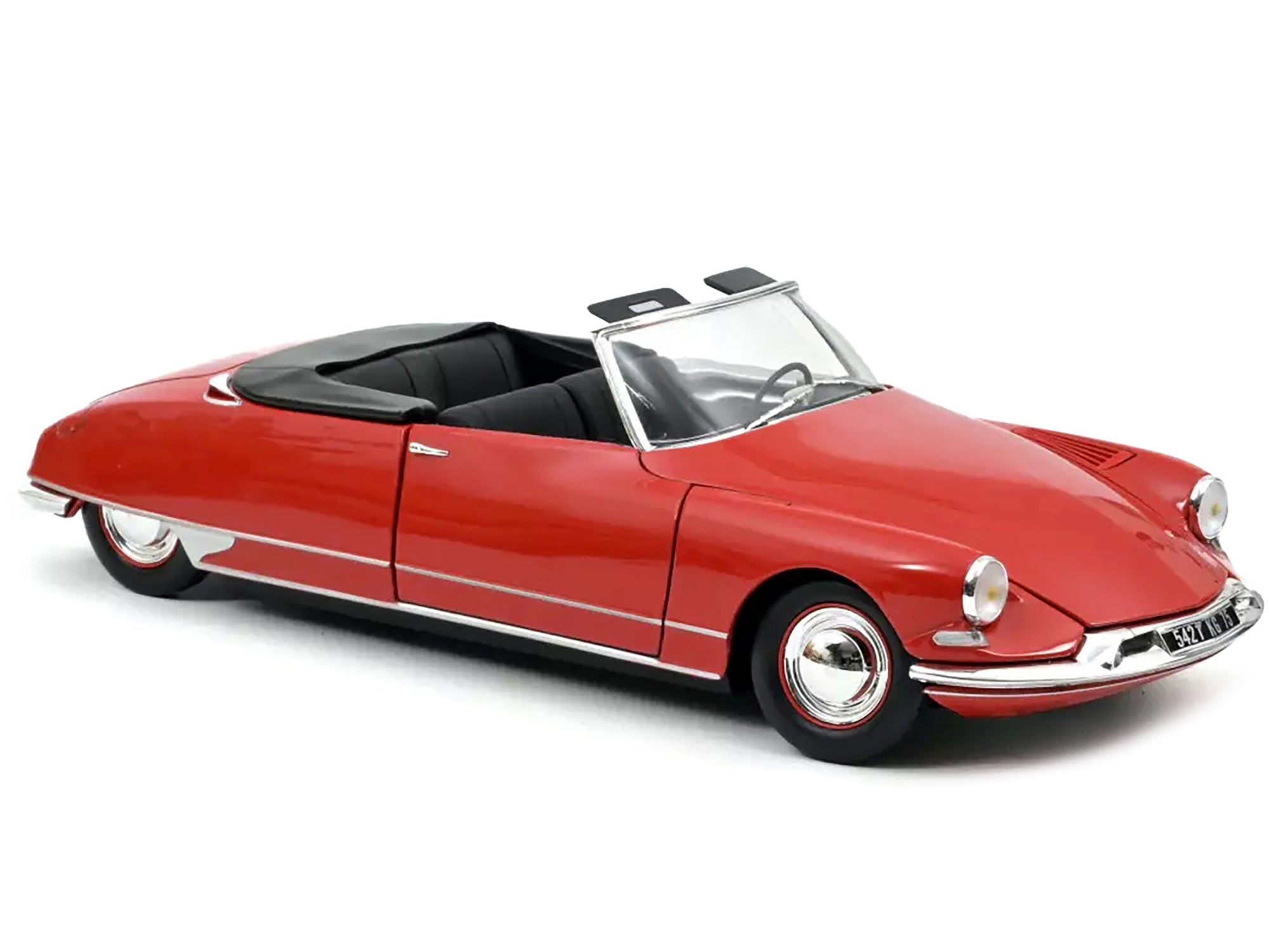 1961 Citroen DS 19 Cabriolet Corail Red 1/18 Diecast Model Car by Norev - Premium Citroen Models from Norev - Just $127.99! Shop now at Rapidvehicles