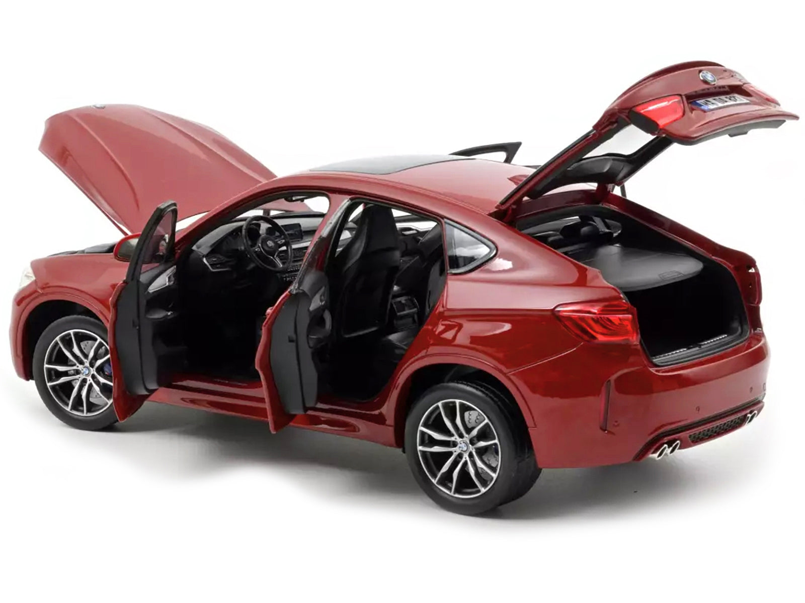 2015 BMW X6 M Red Metallic with Sunroof 1/18 Diecast Model Car by - Premium BMW Models from Norev - Just $142.19! Shop now at Rapidvehicles