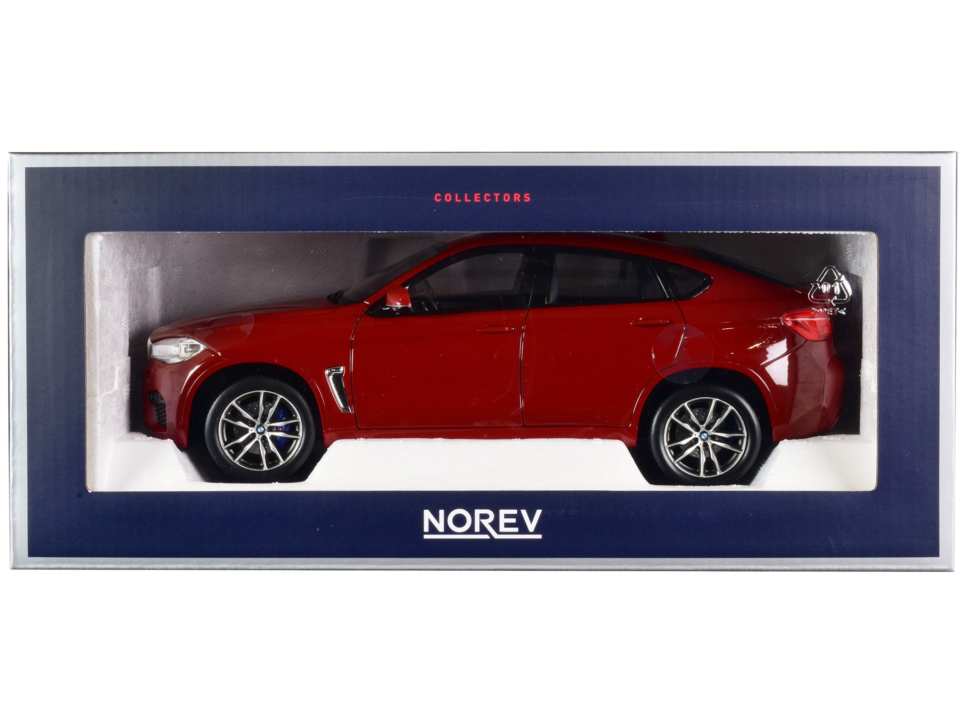 2015 BMW X6 M Red Metallic with Sunroof 1/18 Diecast Model Car by - Premium BMW Models from Norev - Just $142.19! Shop now at Rapidvehicles