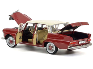 1966 Mercedes-Benz 200 Red with Beige Top 1/18 Diecast Model Car by Norev - Premium Mercedes Models from Norev - Just $149.79! Shop now at Rapidvehicles