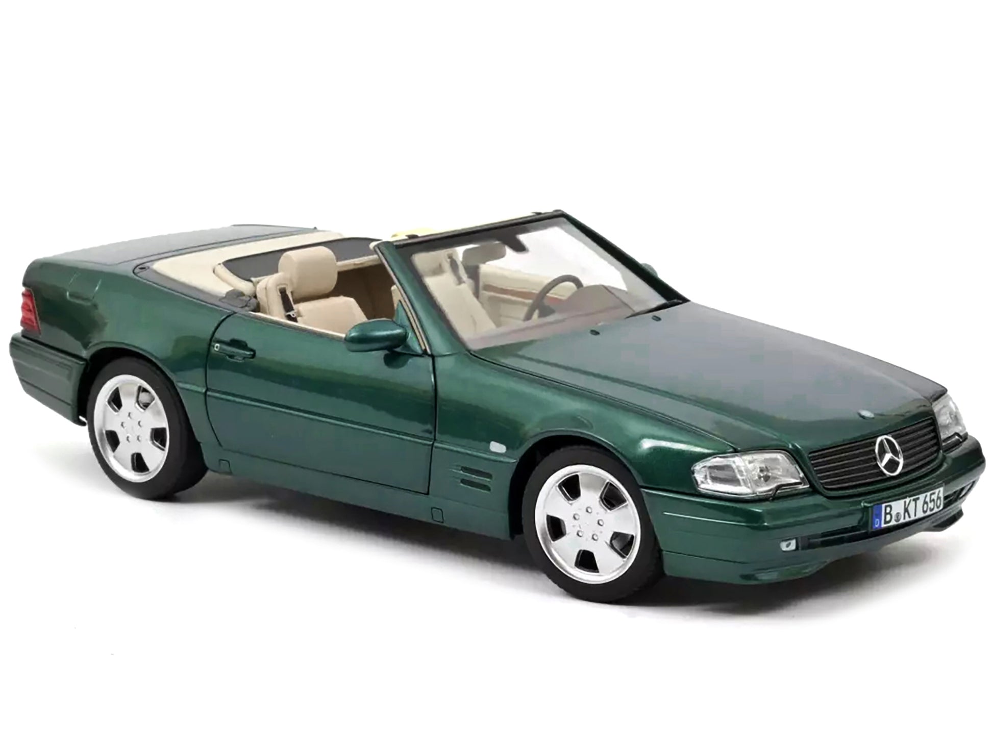 1999 Mercedes-Benz SL 500 Cabriolet Green Metallic 1/18 Diecast - Premium Mercedes Models from Norev - Just $142.19! Shop now at Rapidvehicles