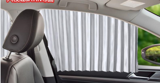 Color: Silver, style: Main driving - Car curtain - Premium Interior Parts from Rapidvehicles - Just $29.69! Shop now at Rapidvehicles