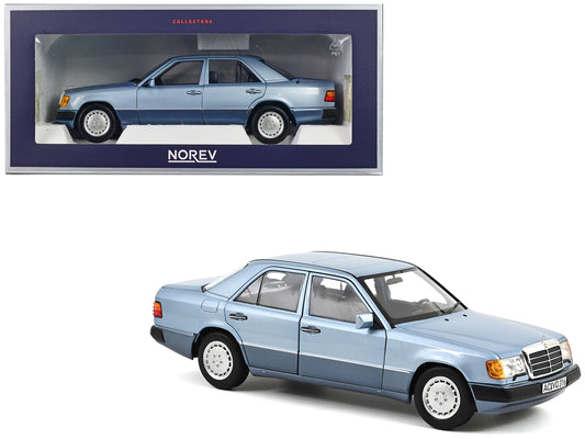 1990 Mercedes-Benz 230 E Light Blue Metallic 1/18 Diecast Model - Premium Mercedes Models from Norev - Just $181.79! Shop now at Rapidvehicles