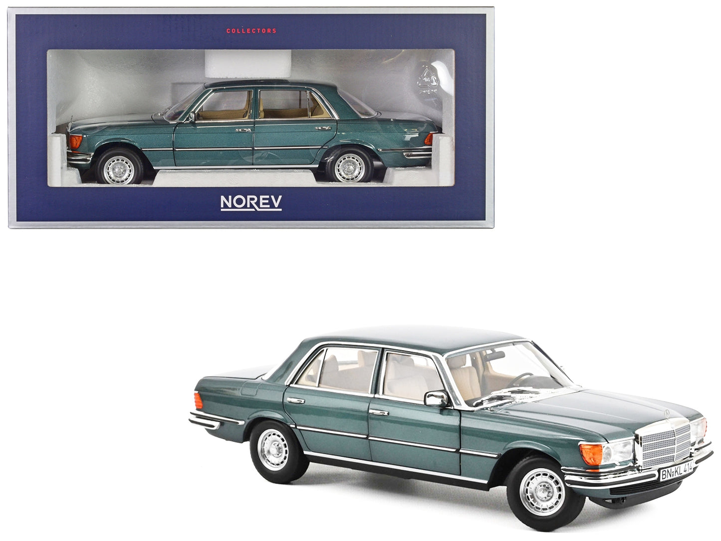 1979 Mercedes-Benz 450 SEL 6.9 Petrol Green Metallic 1/18 Diecast - Premium Mercedes Models from Norev - Just $208.99! Shop now at Rapidvehicles