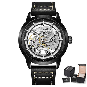 Color: Black - PAGANI DESIGN mechanical watch - Premium Mechanical Watches from Rapidvehicles - Just $81.99! Shop now at Rapidvehicles