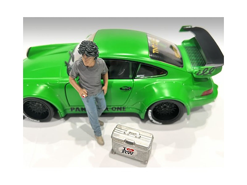 "RWB Legend Akira Nakai" Nakai-San Figure 2 with Briefcase for 1/18 Scale Models by American Diorama - Premium Figures from American Diorama - Just $32.99! Shop now at Rapidvehicles