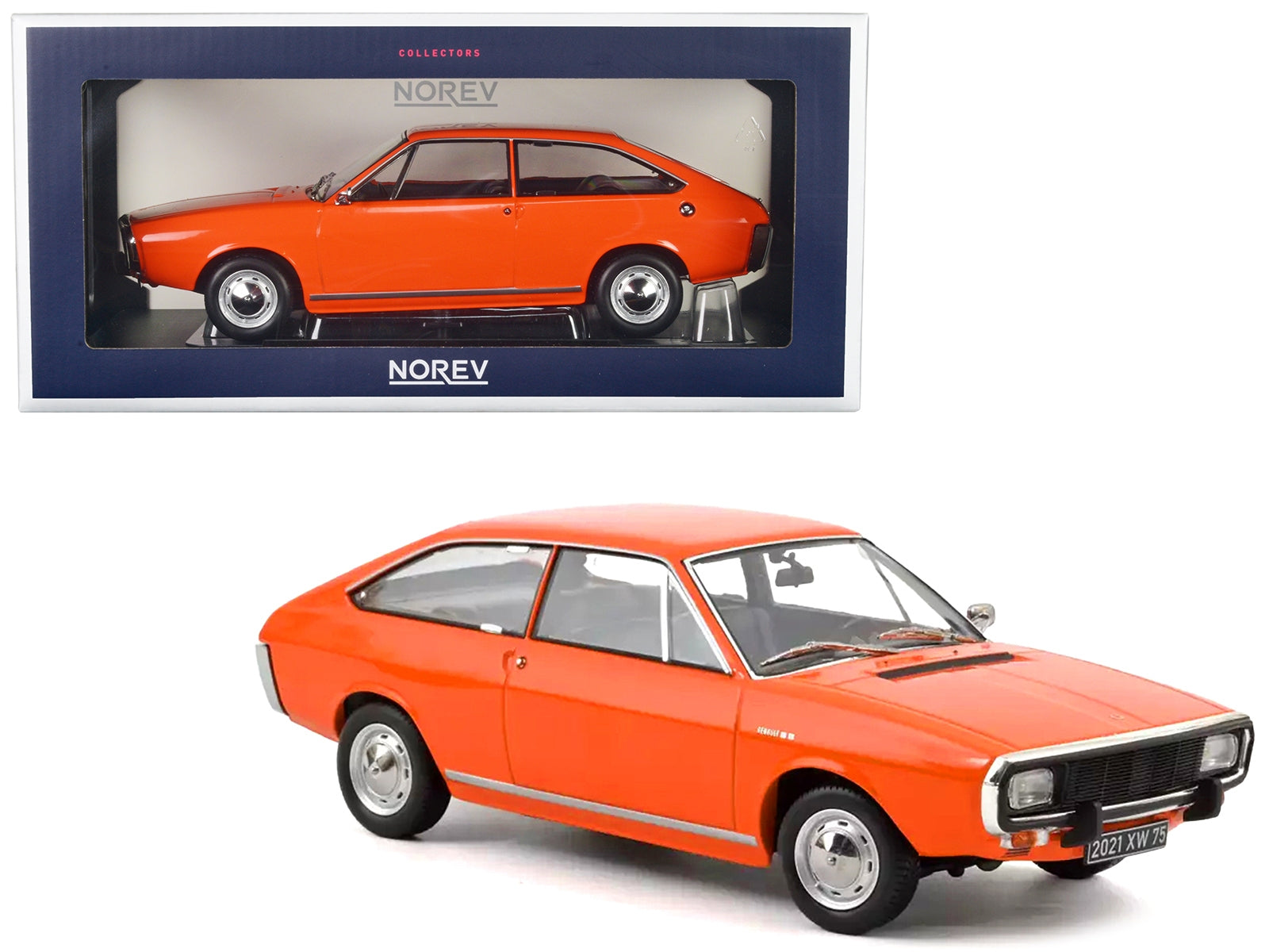 1971 Renault 15TL Orange 1/18 Diecast Model Car by Norev - Premium Renault Models from Norev - Just $136.99! Shop now at Rapidvehicles