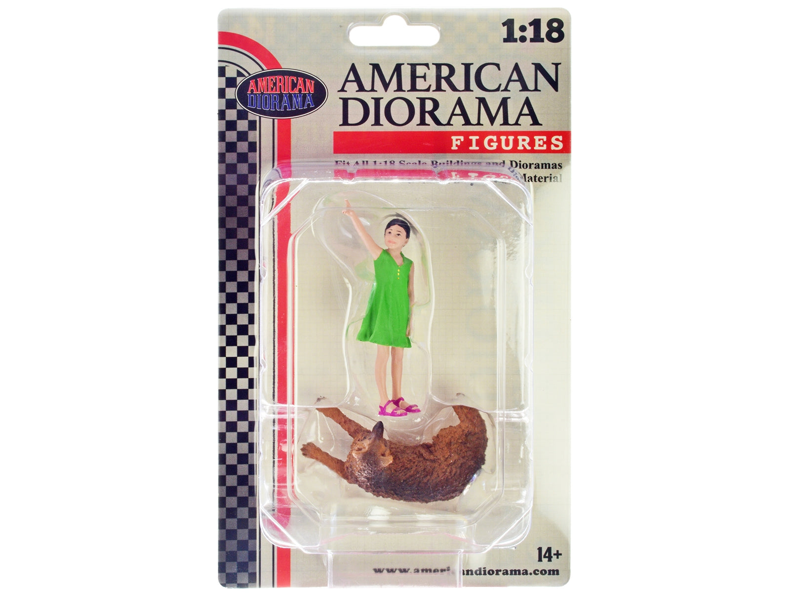 "Figure18 Series 1" Figure 703 Set of 2 pieces for 1/18 Scale Models by American Diorama - Premium Figures from American Diorama - Just $41.12! Shop now at Rapidvehicles