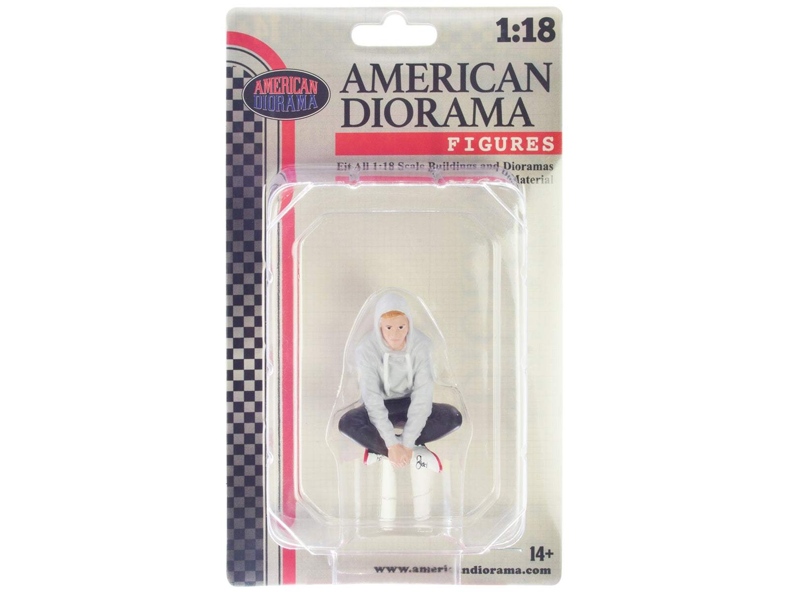 "Figure18 Series 1" Figure 704 for 1/18 Scale Models by American Diorama - Premium Figures from American Diorama - Just $26.59! Shop now at Rapidvehicles