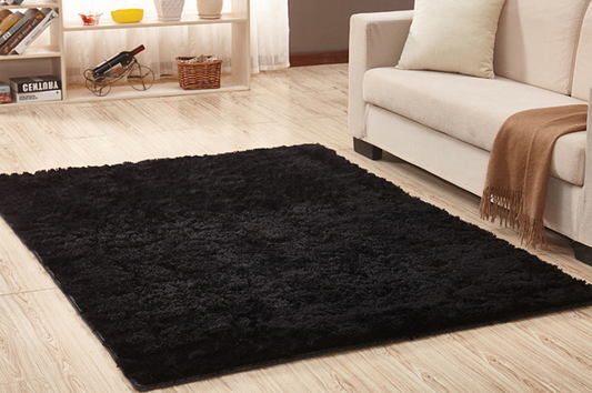 Color: Black, Size: 100x160cm - Living room coffee table bedroom - Premium Floor Mats from Rapidvehicles - Just $36.89! Shop now at Rapidvehicles