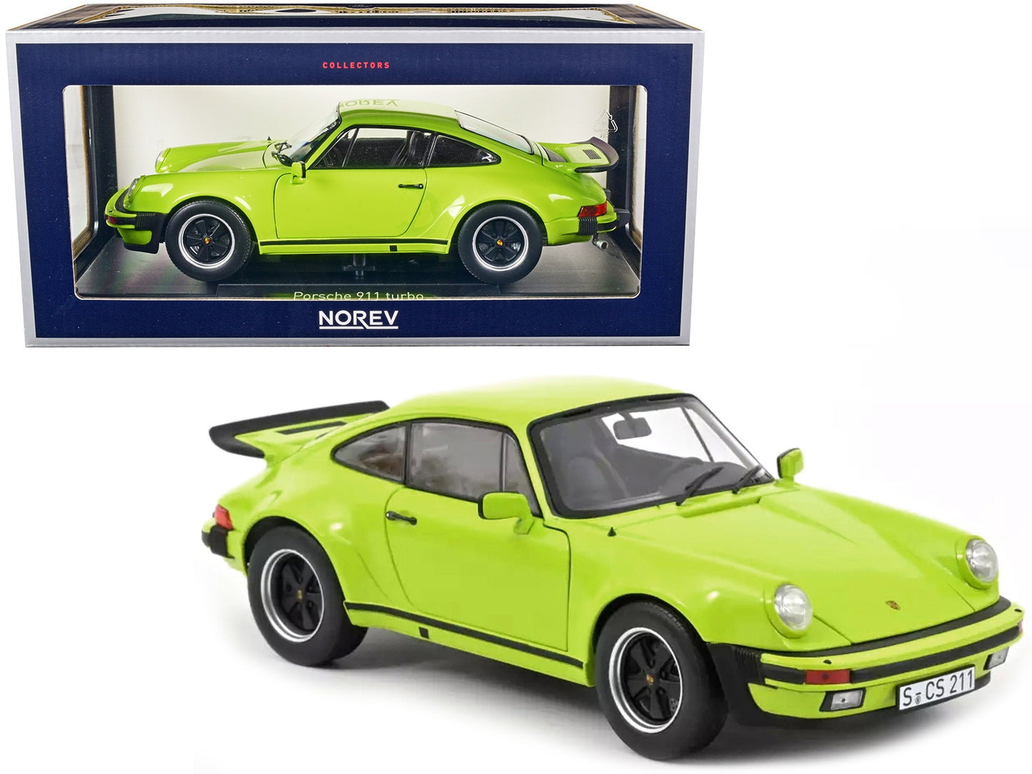 1976 Porsche 911 Turbo 3.0 Light Green 1/18 Diecast Model Car by - Premium Porsche Models from Norev - Just $123.99! Shop now at Rapidvehicles