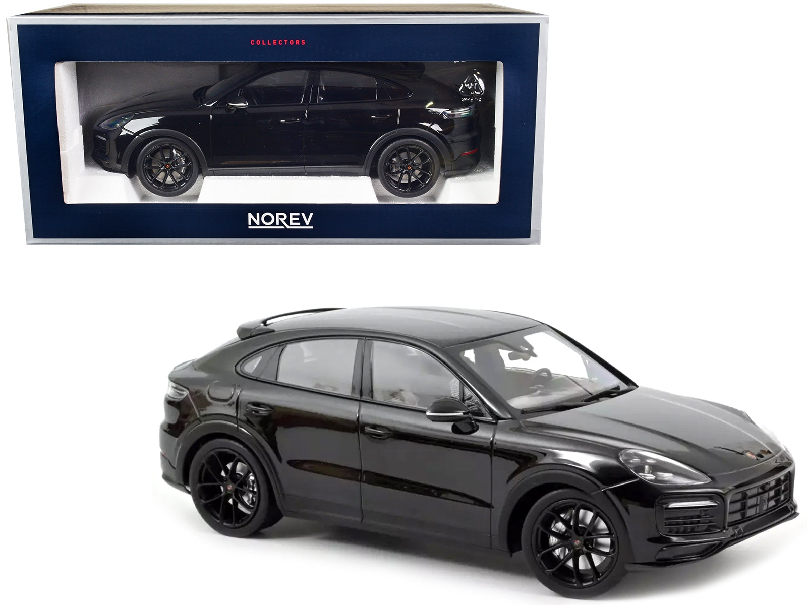 2019 Porsche Cayenne S Coupe Black 1/18 Diecast Model Car by Norev - Premium Porsche Models from Norev - Just $115.99! Shop now at Rapidvehicles