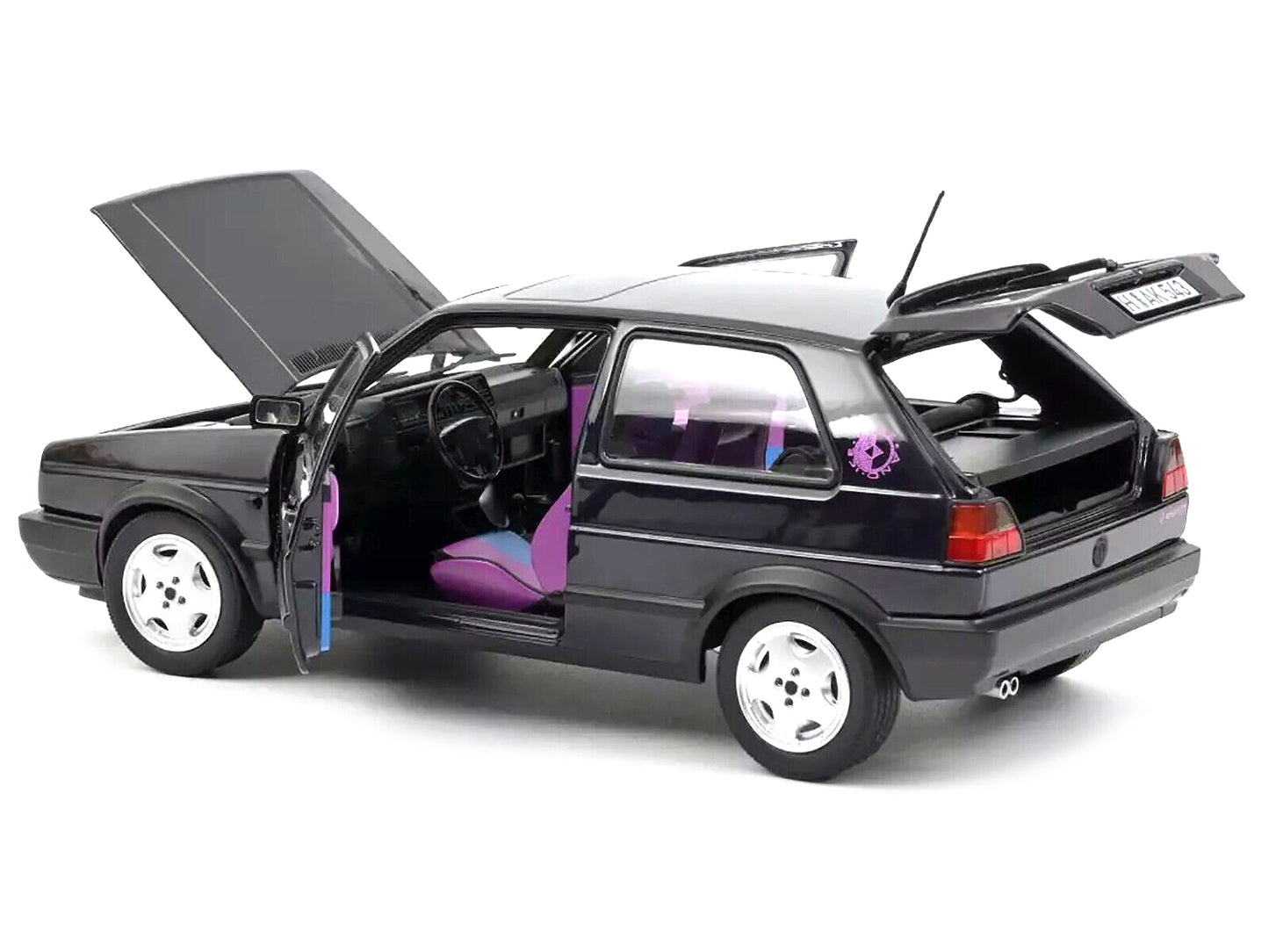 1991 Volkswagen Golf GTI "Fire and Ice" Dark Purple Metallic 1/18 - Premium Volkswagen Models from Norev - Just $143.99! Shop now at Rapidvehicles