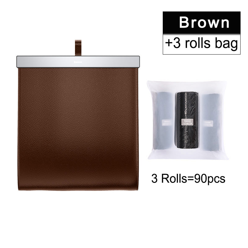 Magnetic suction car rear seat trash can - Premium Interior Parts from Rapidvehicles - Just $61.99! Shop now at Rapidvehicles