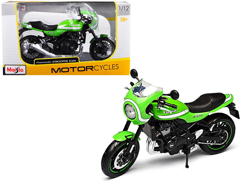 Kawasaki Z900RS Cafe Green 1/12 Diecast Motorcycle Model by Maisto free shipping USA