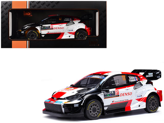 Toyota GR Yaris Rally1 Hybrid #17 Sebastien Ogier - Vincent Landais Winner "Safari Rally" (2023) 1/18 Diecast Model Car by IXO Models