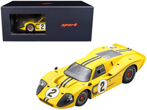 Ford GT40 MK IV #2 Bruce McLaren - Mark Donohue "24 Hours of Le Mans" (1967) with Acrylic Display Case 1/18 Model Car by Spark - Premium Le Mans Models from Spark - Just $219.99! Shop now at Rapidvehicles