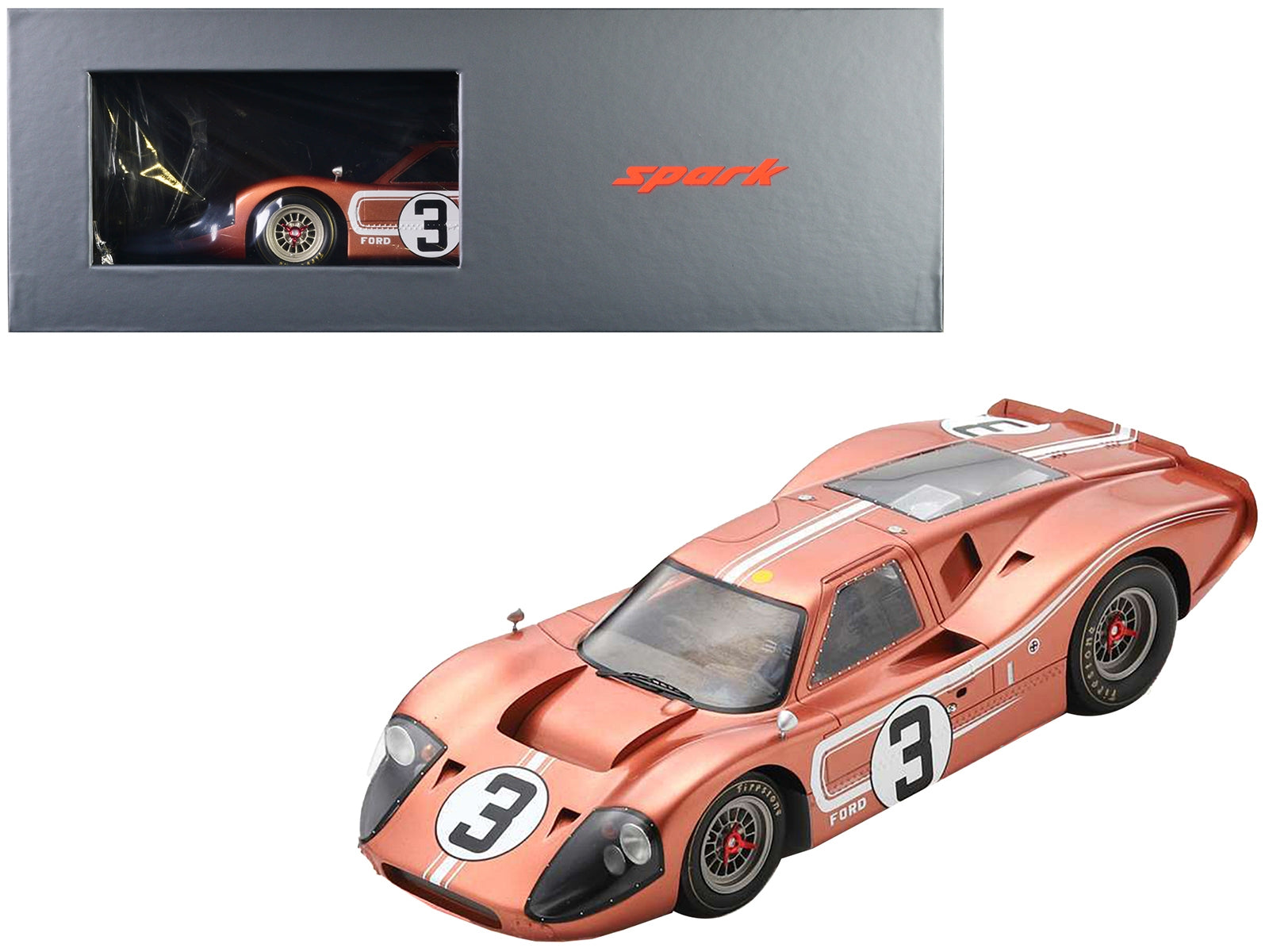 Ford GT40 MK IV #3 Mario Andretti - Lucien Bianchi "24 Hours of - Premium Le Mans Models from Spark - Just $299.99! Shop now at Rapidvehicles