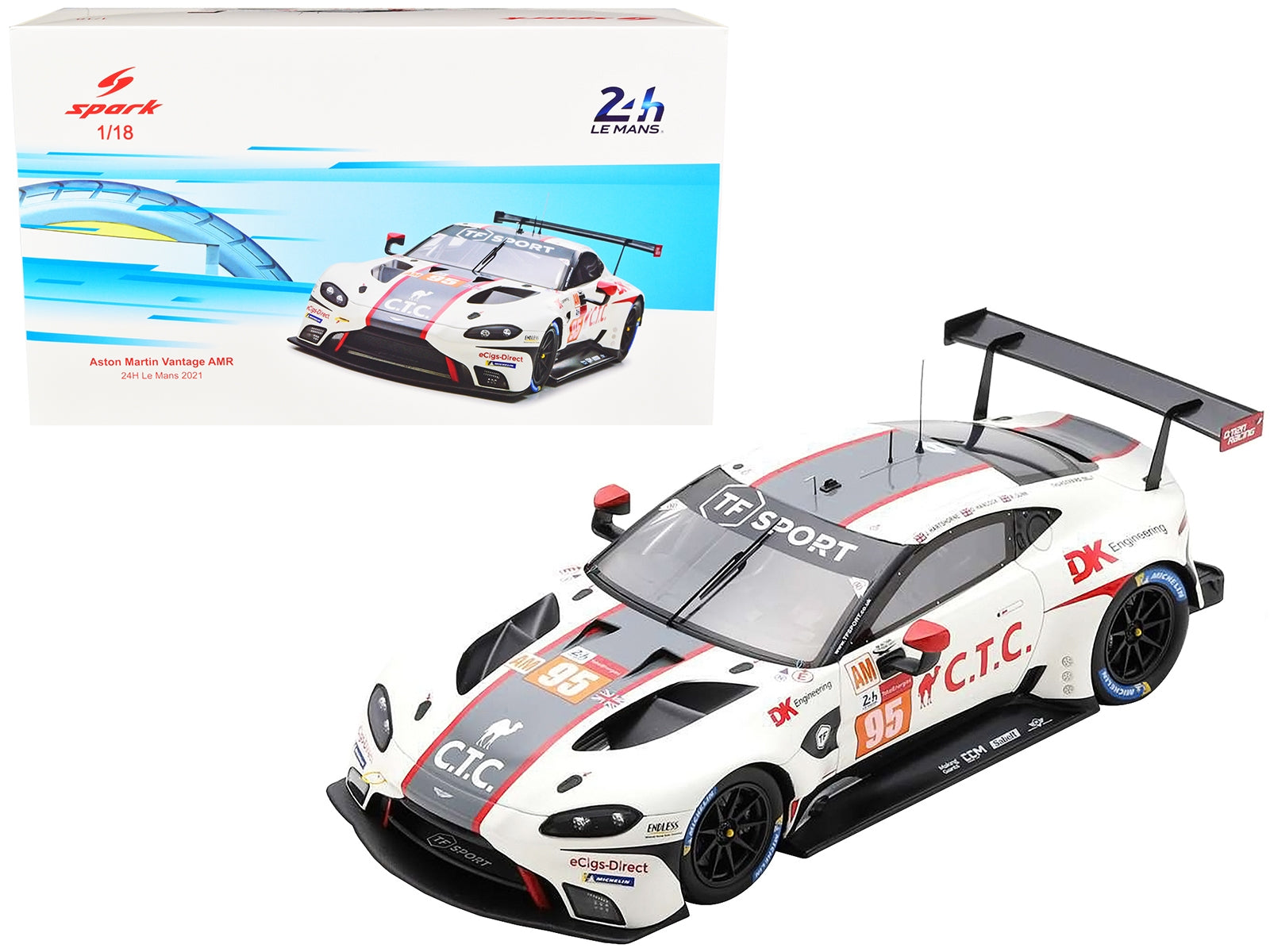 Aston Martin Vantage AMR #95 John Hartshorne - Oliver Hancock - Ross Gunn "TF Sport" 24 Hours of Le Mans (2021) 1/18 Model Car by Spark - Premium Le Mans Models from Spark - Just $226.64! Shop now at Rapidvehicles