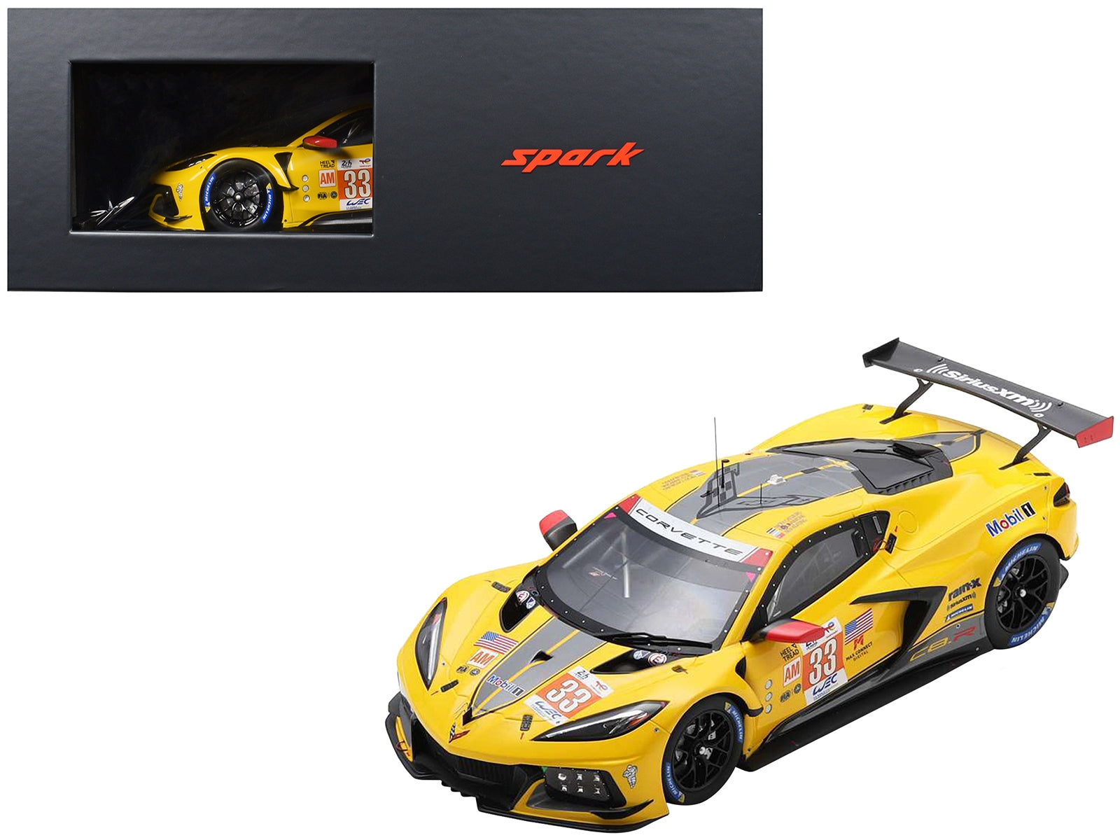 Chevrolet Corvette C8.R #33 Nicky Catsburg - Ben Keating - Nicolas Varrone "Corvette Racing" LMGTE Am Class Winner "24 Hours of Le Mans" (2023) with Acrylic Display Case 1/18 Model Car by Spark - Premium Corvette Models from Spark - Just $283.04! Shop now at Rapidvehicles