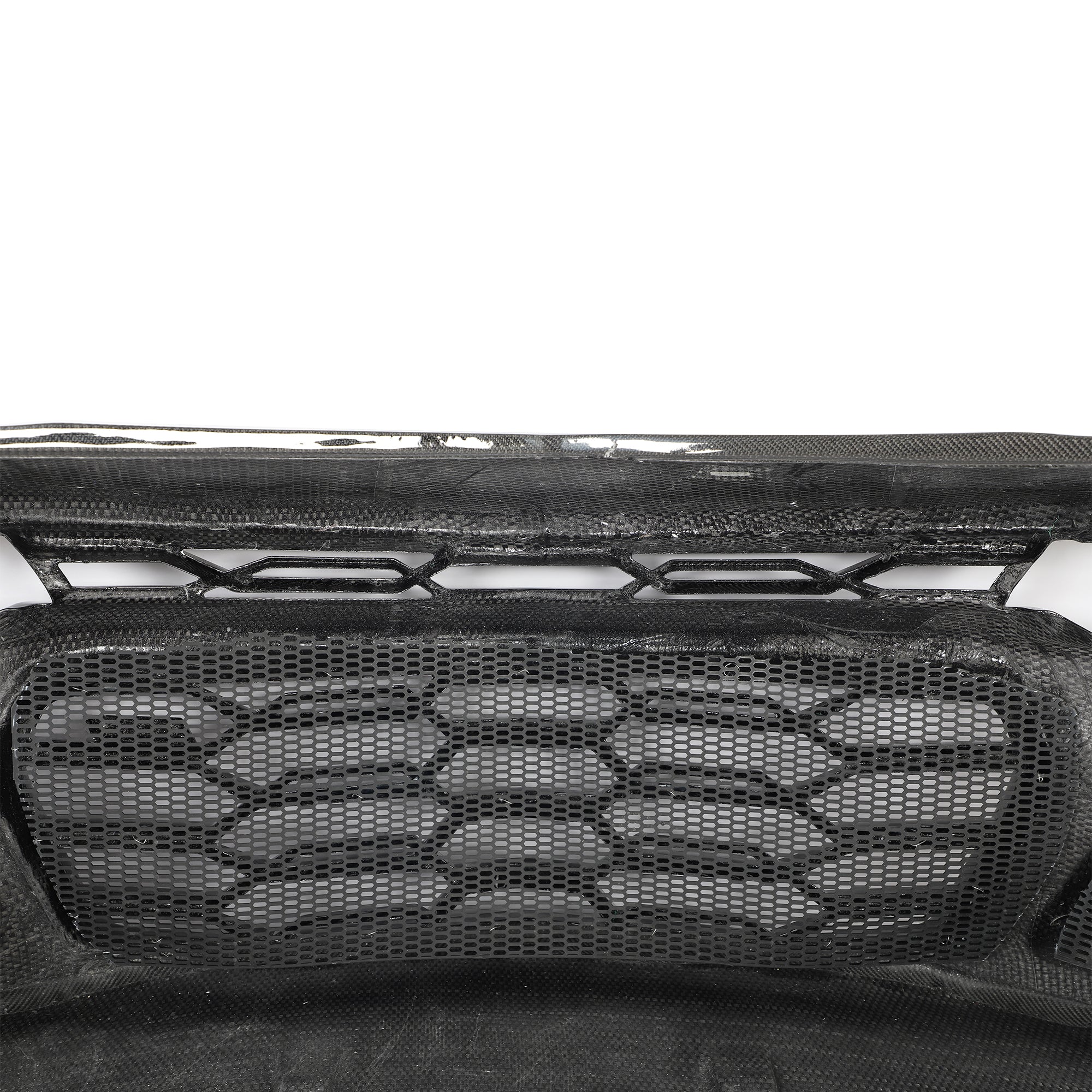 2010-2015 Chevy Camaro Black Panther 1PC Full Gloss Carbon Fiber Track Package Front Bumper Conversion