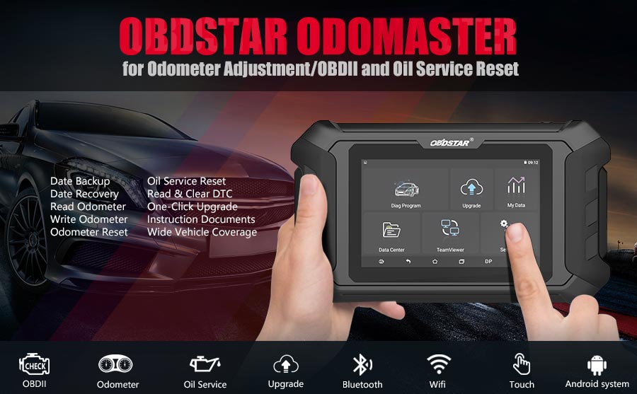 OBDSTAR Odo Master Full Version for Cluster Calibration Oil/ Service Reset and OBDII Support for Honda for Ducati KTM