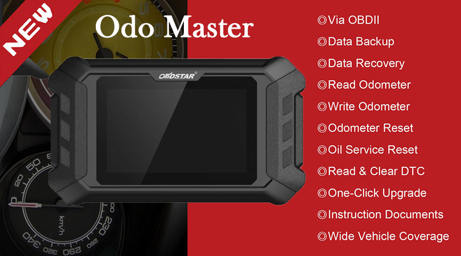 OBDSTAR Odo Master Full Version for Cluster Calibration Oil/ Service Reset and OBDII Support for Honda for Ducati KTM