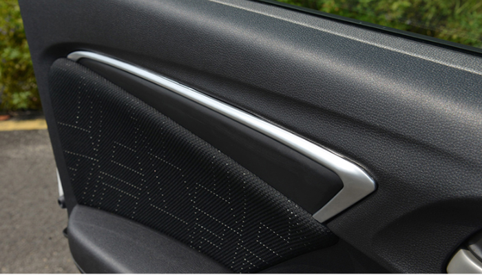 Color: Silver - Modified door trims in the car - Premium Interior Parts from Rapidvehicles - Just $46.99! Shop now at Rapidvehicles