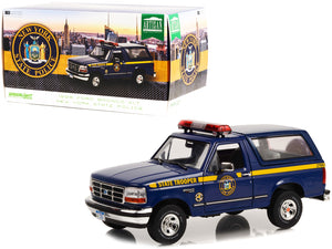 1996 Ford Bronco XLT Dark Blue "New York State Police" "Artisan Collection" 1/18 Diecast Model Car by Greenlight - Premium Police Models from Greenlight - Just $93.47! Shop now at Rapidvehicles