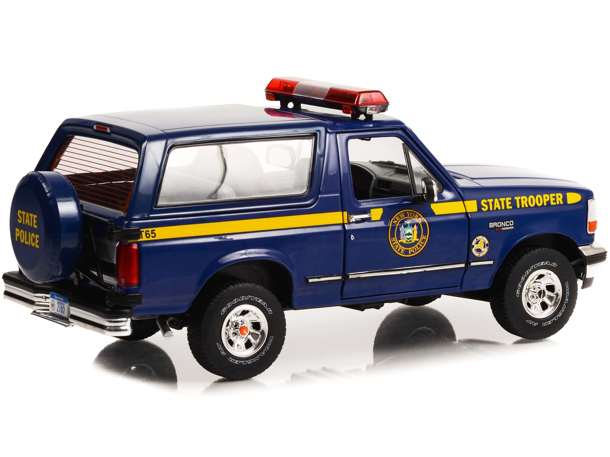 1996 Ford Bronco XLT Dark Blue "New York State Police" "Artisan Collection" 1/18 Diecast Model Car by Greenlight - Premium Police Models from Greenlight - Just $93.47! Shop now at Rapidvehicles