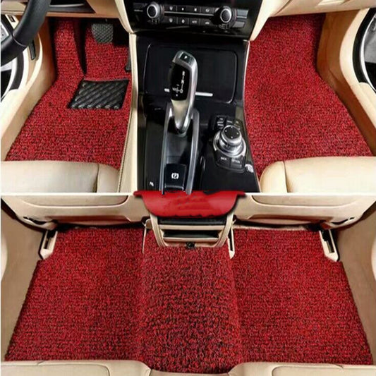 Color: Black red, Style: 1.8cm - pvC anti-slip wire ring mat - Premium Floor Mats from Rapidvehicles - Just $151.99! Shop now at Rapidvehicles