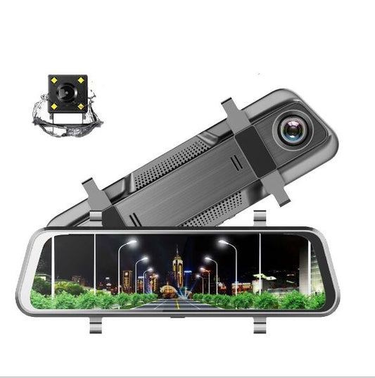 Dual Cameras Driving Recorder with Full Display Screen - Premium Car Mirror Video from Rapidvehicles - Just $143.99! Shop now at Rapidvehicles