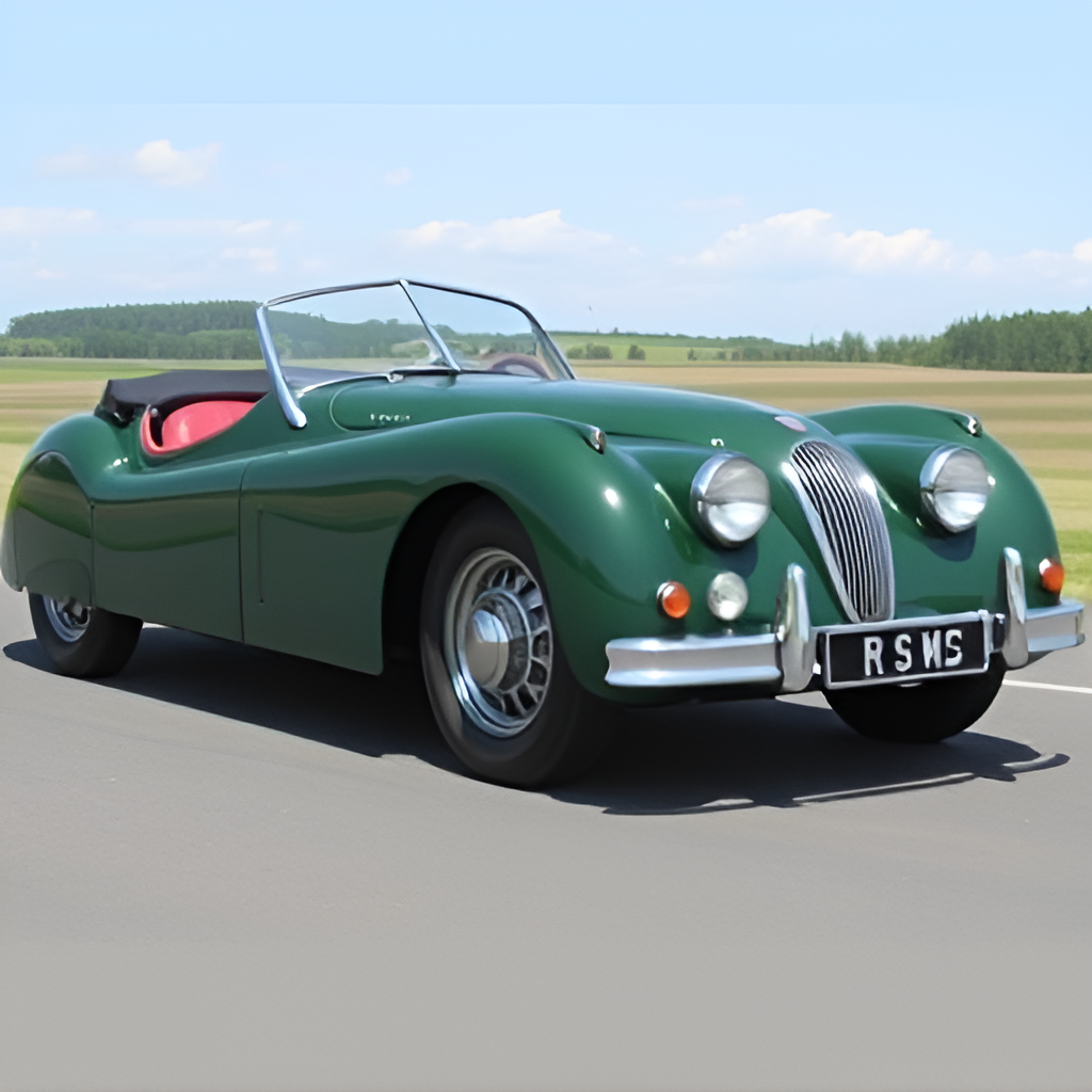 1951 Jaguar XK 120 Roadster Green 1/24 Diecast Model Car by - Premium Jaguar Models from Bburago - Just $58.49! Shop now at Rapidvehicles