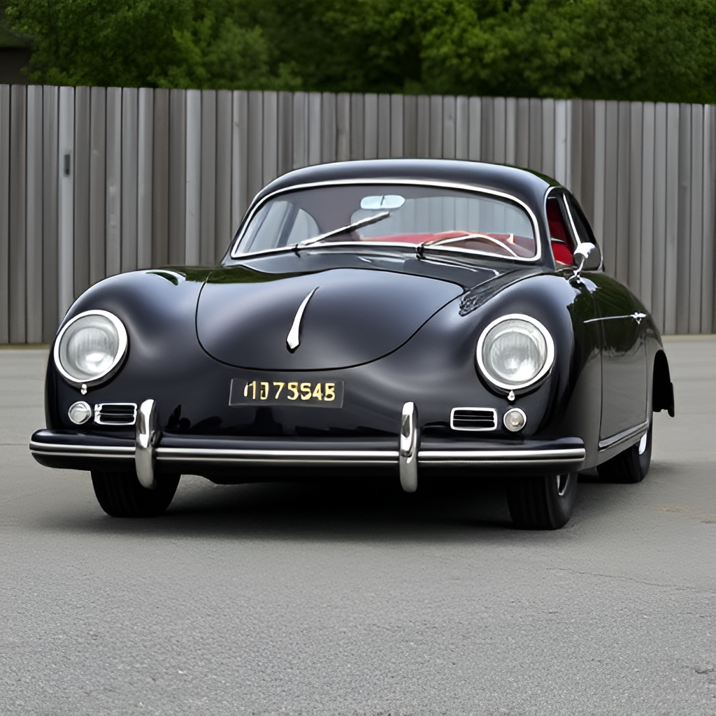 1952 Porsche 356 Coupe Black with White Interior 1/18 Diecast - Premium Porsche Models from Norev - Just $89.99! Shop now at Rapidvehicles