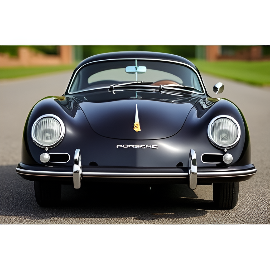 1952 Porsche 356 Coupe Black with White Interior 1/18 Diecast - Premium Porsche Models from Norev - Just $89.99! Shop now at Rapidvehicles