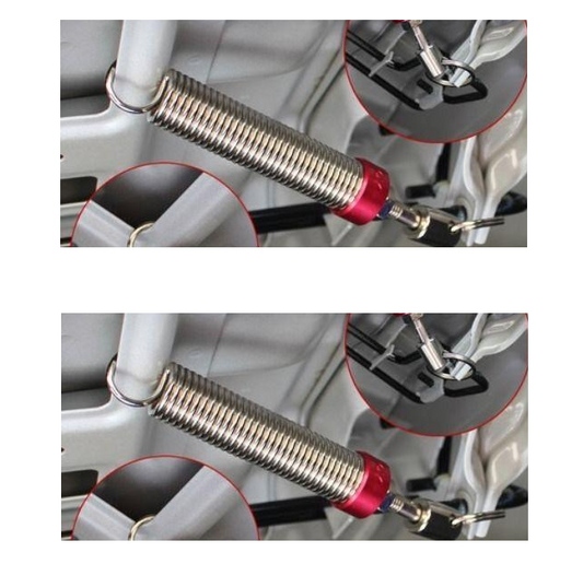 Color: Red, Quantity: 2pcs - Car trunk spring automatic lifter - Premium Other Replacement Parts from Rapidvehicles - Just $33.99! Shop now at Rapidvehicles