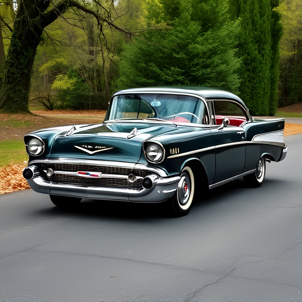 1957 Chevrolet Bel Air Green 1/24 Diecast Model Car by Motormax - Premium Chevrolet Models from Motormax - Just $49.99! Shop now at Rapidvehicles