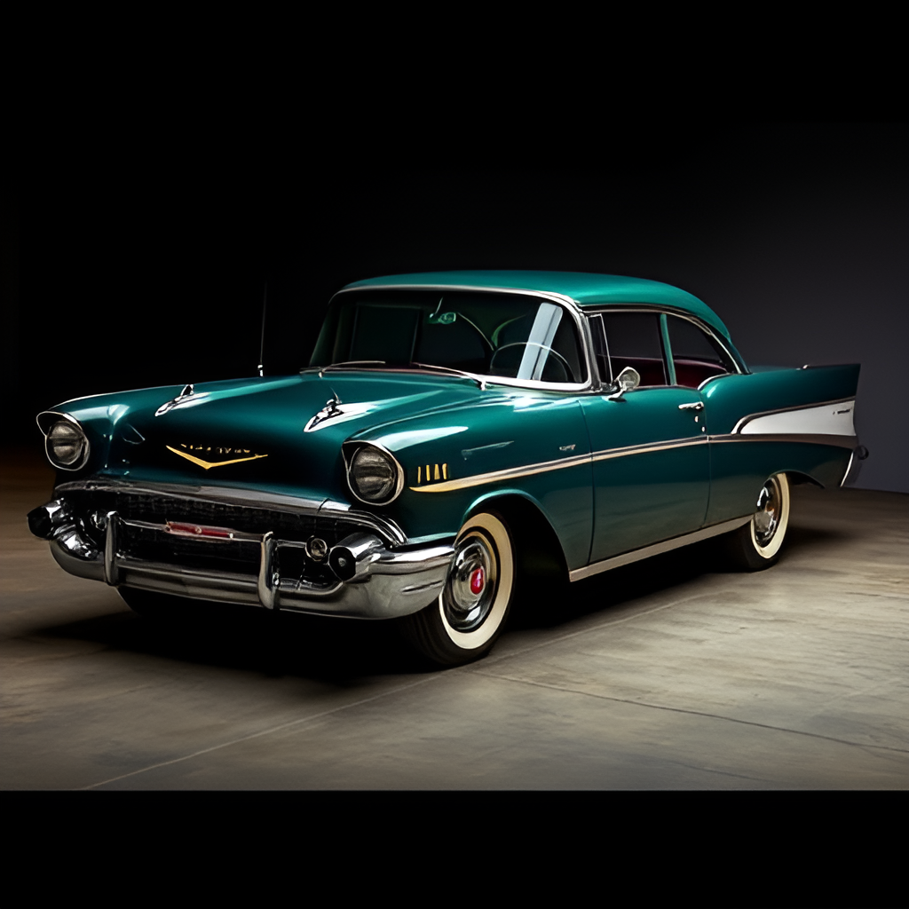 1957 Chevrolet Bel Air Green 1/24 Diecast Model Car by Motormax - Premium Chevrolet Models from Motormax - Just $49.99! Shop now at Rapidvehicles