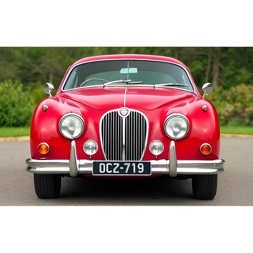 1959 Jaguar Mark II Red 1/18 Diecast Car Model by Bburago - Premium Jaguar Models from Bburago - Just $80.09! Shop now at Rapidvehicles