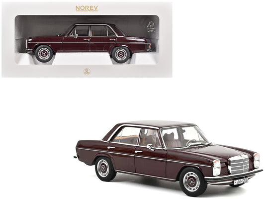 1968 Mercedes - Benz 200 Dark Red Brown 1/18 Diecast Model Car by Norev free shipping USA - Rapid Vehicles