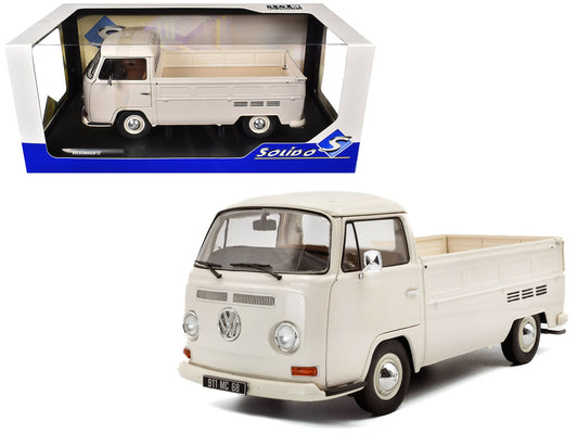1968 Volkswagen T2 Pickup Truck Beige 1/18 Diecast Model Car by Solido free shipping USA - Rapid Vehicles