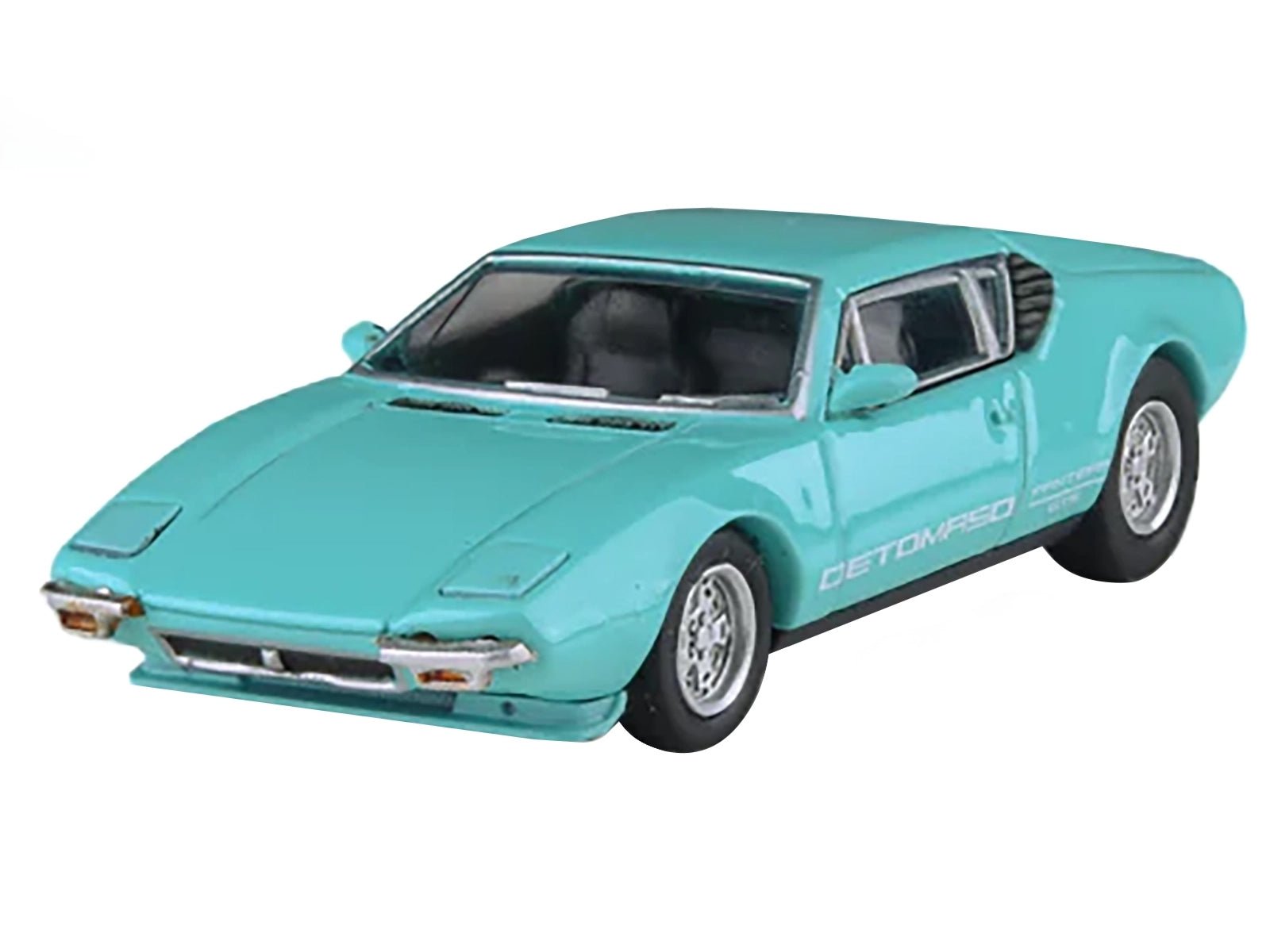 1972 De Tomaso Pantera Verde Aqua 1/64 Diecast Model Car by Paragon Models - Rapid Vehicles